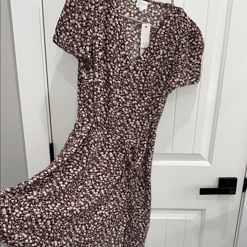 Floral Brown Dress